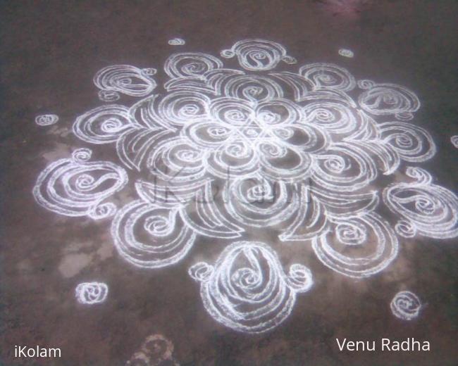 Rangoli: freehand rongoli