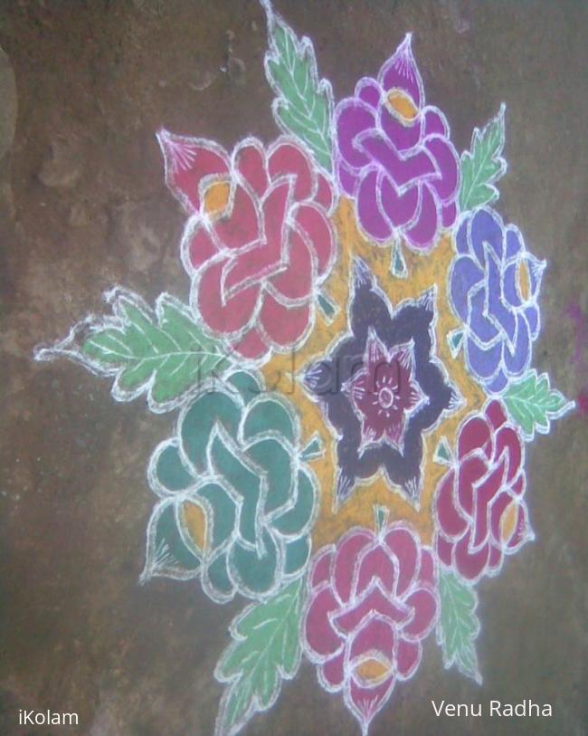 Rangoli: Flowers