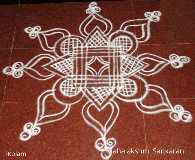 Rangoli: Simple Padi Kolam