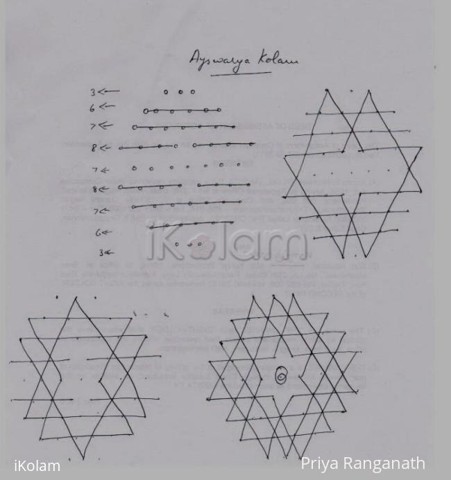 Rangoli: Ayswarya Kolam