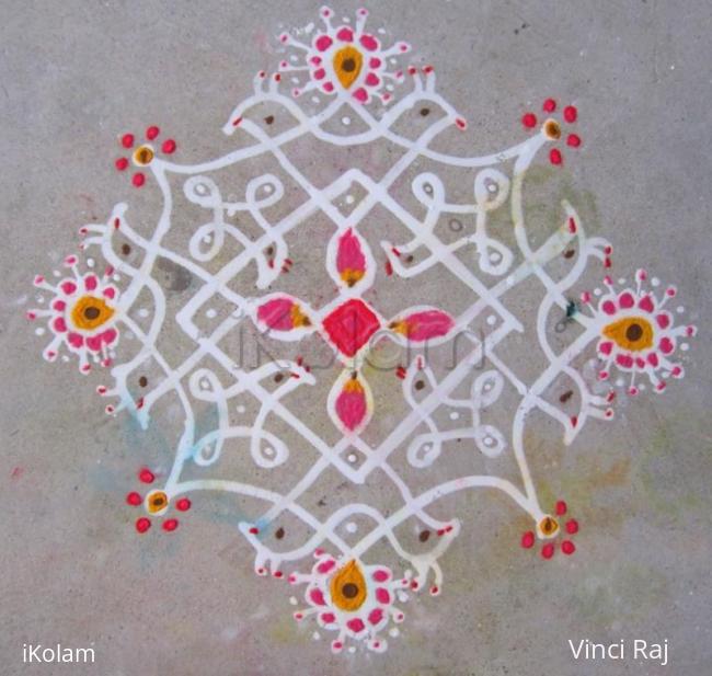 Rangoli: Bird Kolam