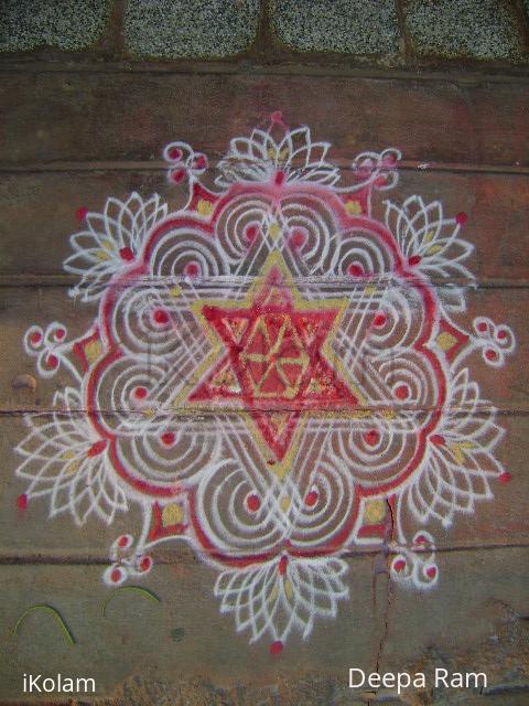 Rangoli: Tuesday kolam