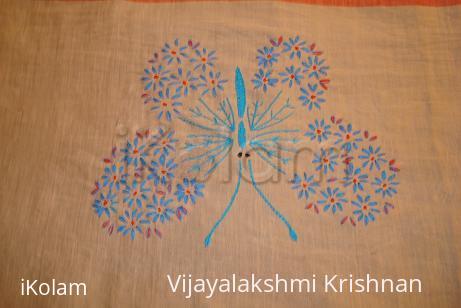 Rangoli: embroidary--Butterfly