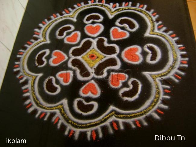 Rangoli: Kidney Kolam