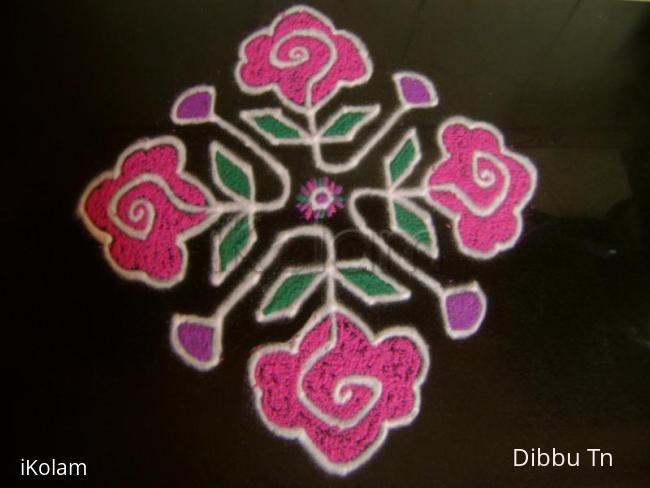 Rangoli: 15 x 1 Kolam