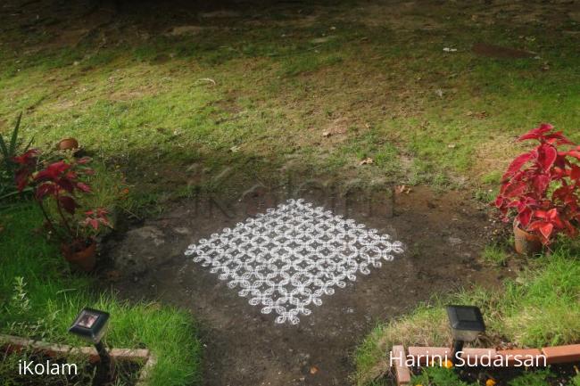 Rangoli: dotted kolam