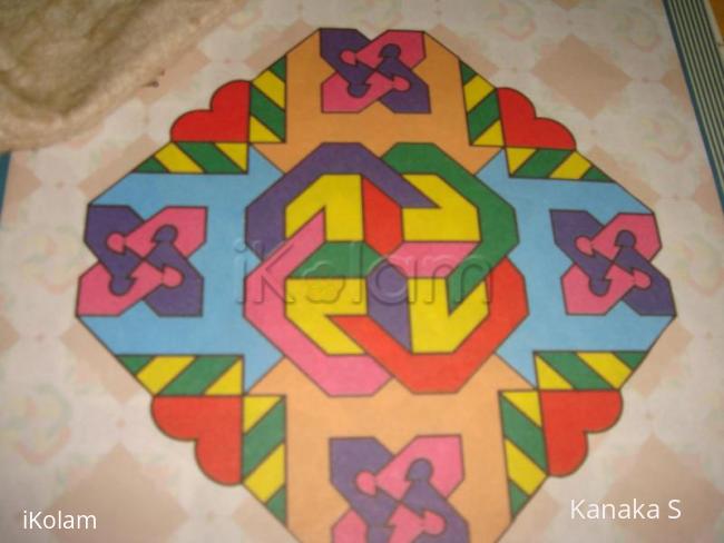 Rangoli: swastik kolam