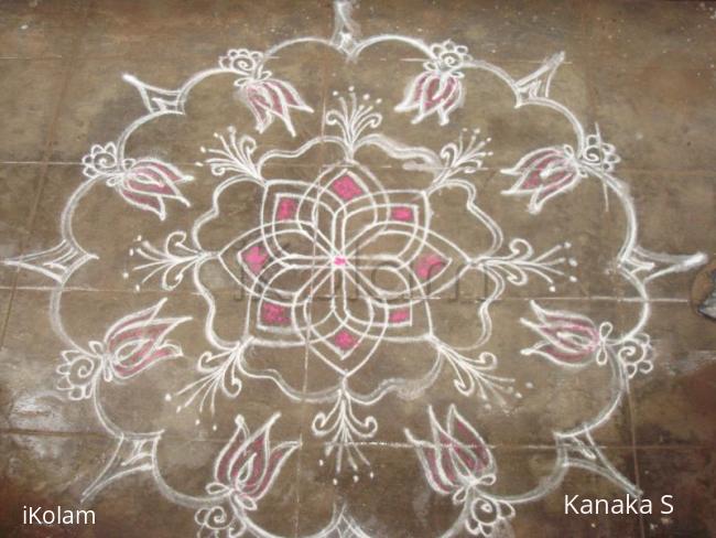 Rangoli: free hand kolam