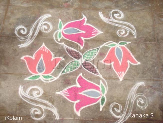 Rangoli: Small kolam