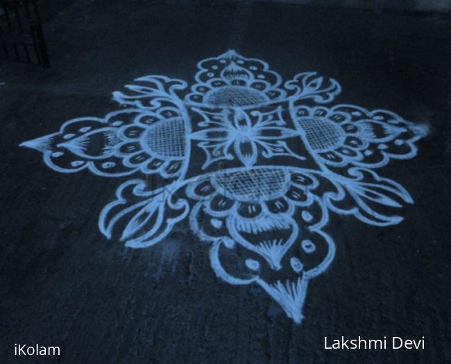 Rangoli: Rainy day kolam