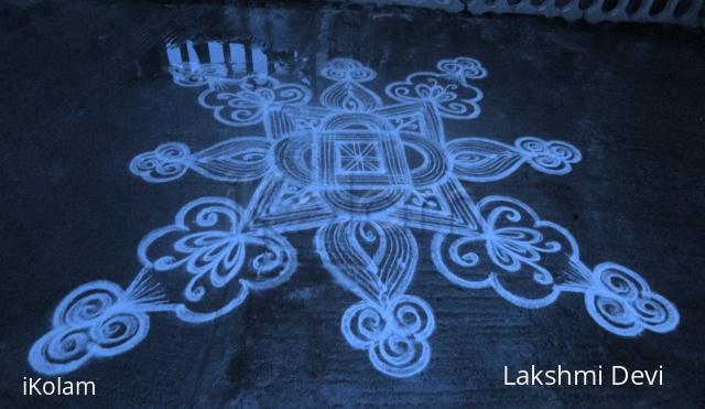 Rangoli: Rainy day kolam