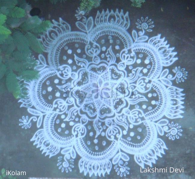 Rangoli: Free hand kolam