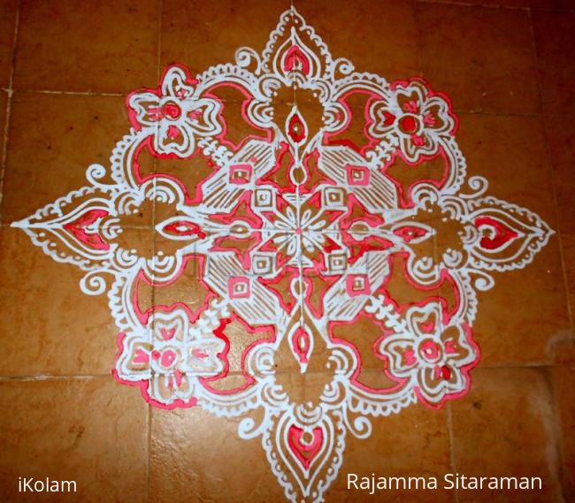 Rangoli: Terrece kolam