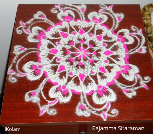 Rangoli: Tabletop kolam