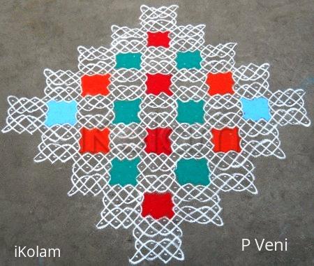 Rangoli: Sikku Kolam - 81 - Kolam for Rani