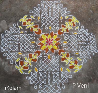 Rangoli: Chithirai Special - Sikku Kolam - 90