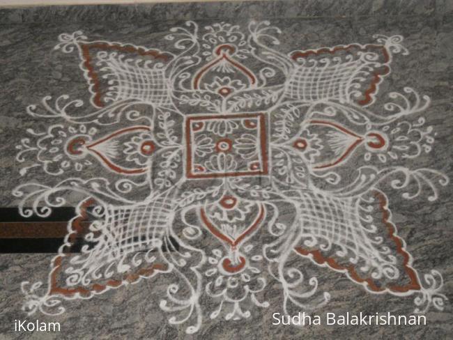 Rangoli: free hand design