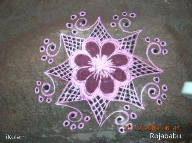 Rangoli: free hand rangoli