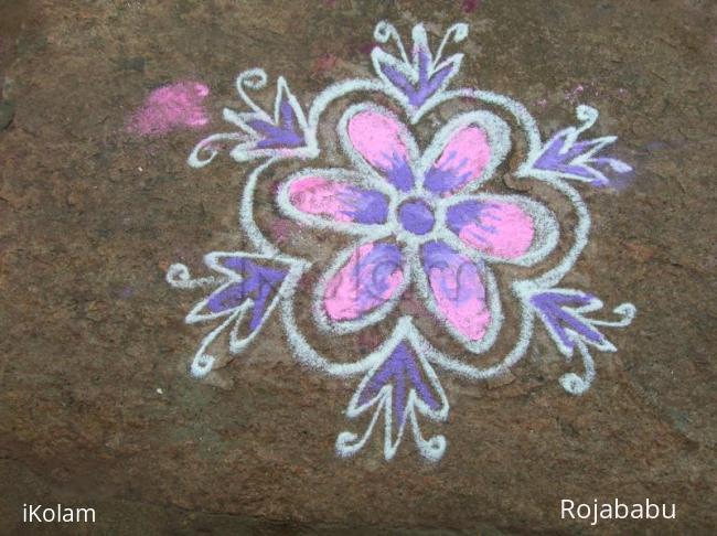 Rangoli: free hand rangoli 