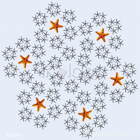 Rangoli: Dance of the starfish