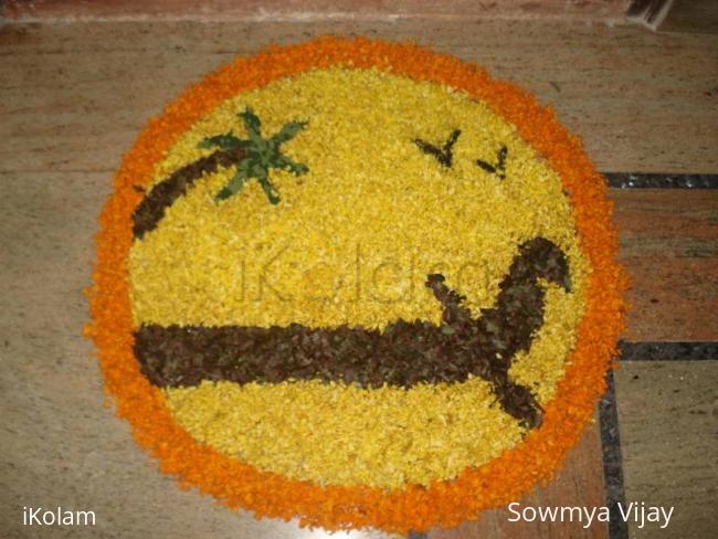 Rangoli: Onam  Day 4