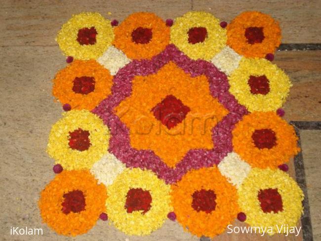 Rangoli: Onam  Day 9