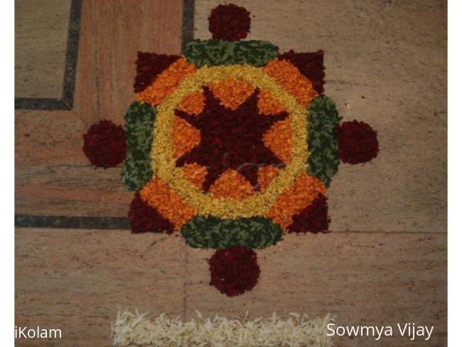 Rangoli: Onam  Day 3