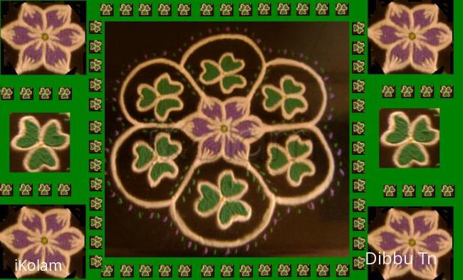 Rangoli: Happy St. Patrick's Day