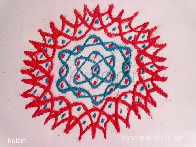 Rangoli: WHITE BOARD KOLAM