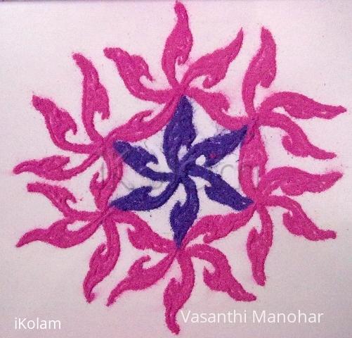 Rangoli: WHITE BOARD KOLAM