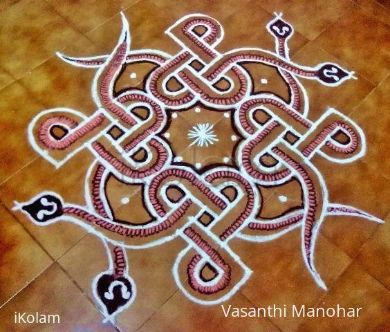 Rangoli: Naga Panchami Kolam