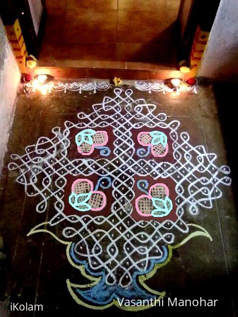 Rangoli: Dotted Kolam