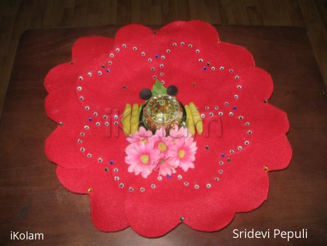 Rangoli: Thambulam Plate