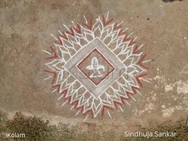 Rangoli: Pradosham kolam