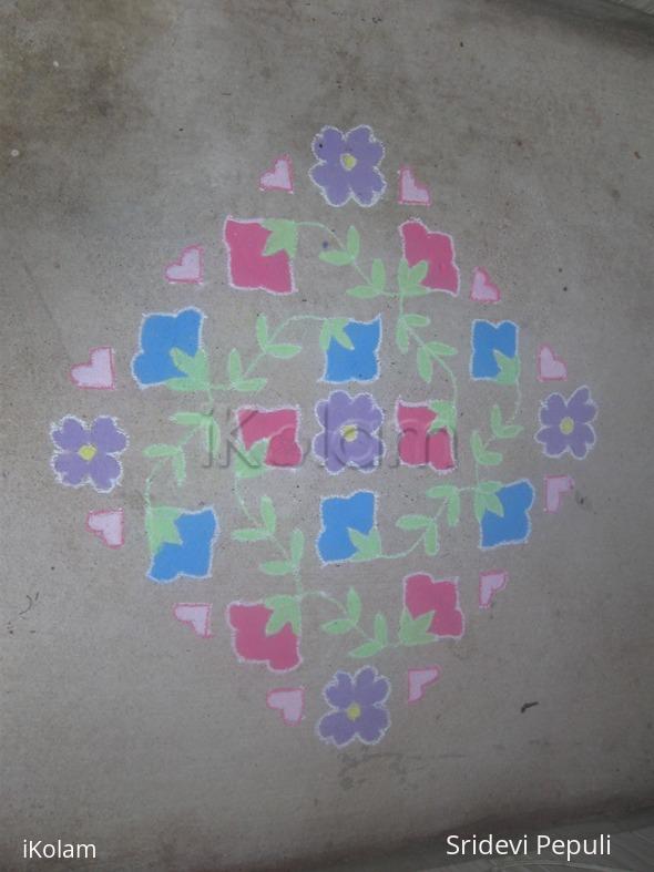 Rangoli: Dotted kolam 21-3-3