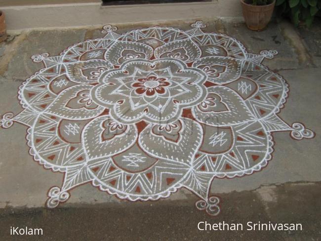 Rangoli: Ganesh Chaturthi Kolam