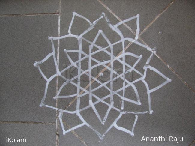 Rangoli: Freehand kolam