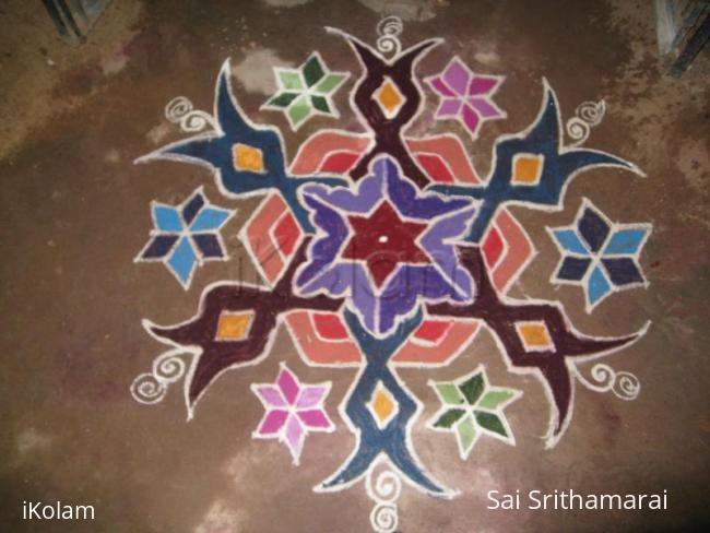 Rangoli: dot rangoli