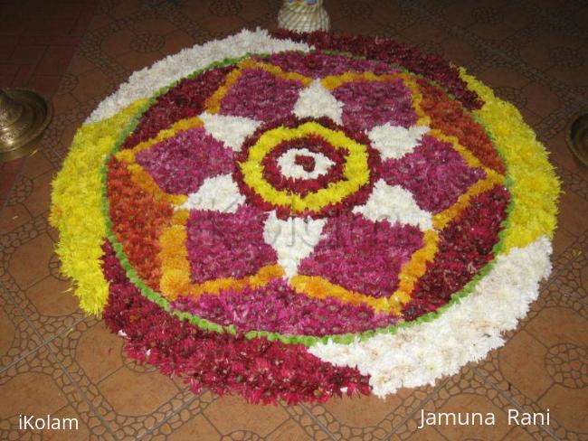 Rangoli: Flower rangoli