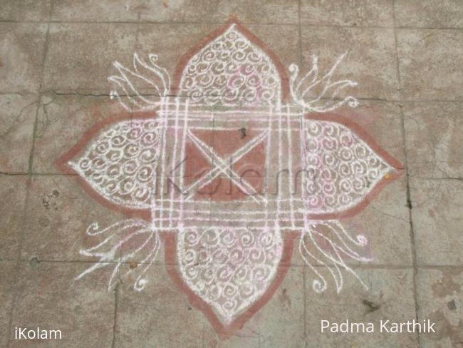 Rangoli: Ganesh Chathurthi kolam 2