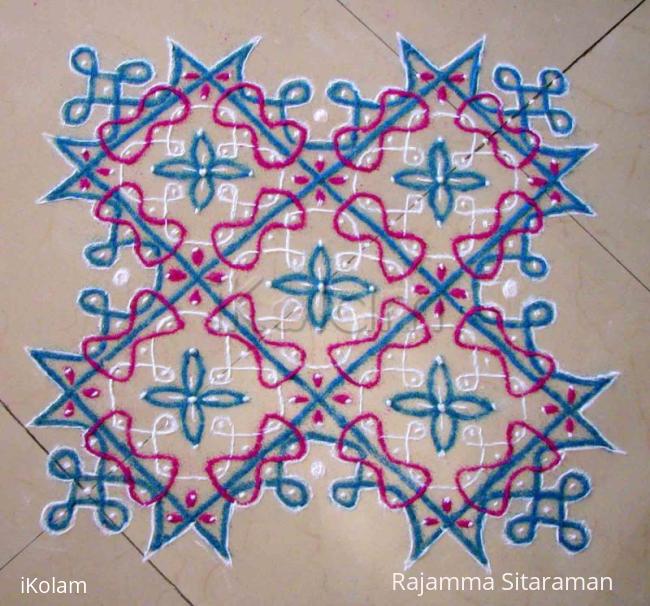 Rangoli: COLOR CHIKKU KOLAM