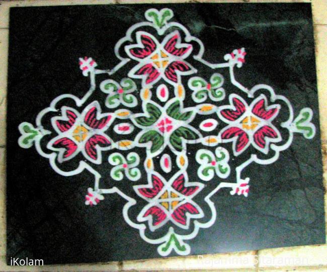 Rangoli: 15-1 design kolam