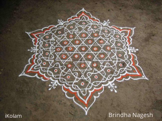 Rangoli: Chikku Kolam