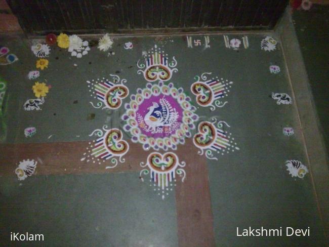 Rangoli: Stencil rangoli