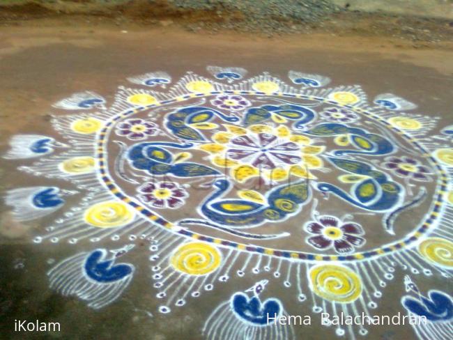 Rangoli: 1st day kolam of marghazhi