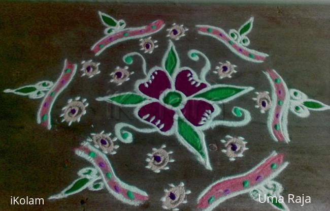 Rangoli: holi kolam 