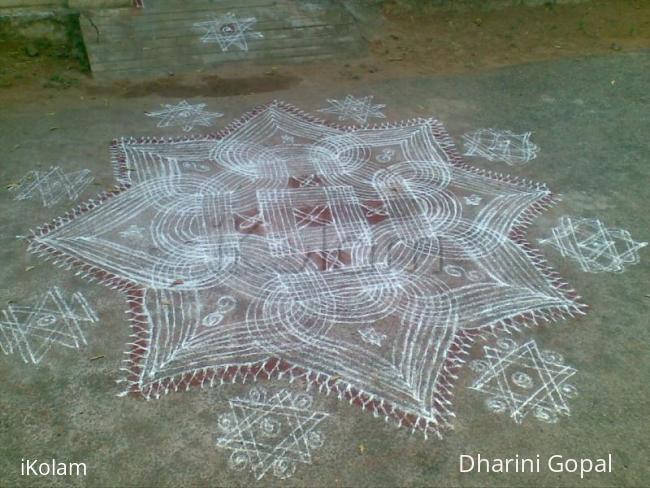 Rangoli: padi kolam