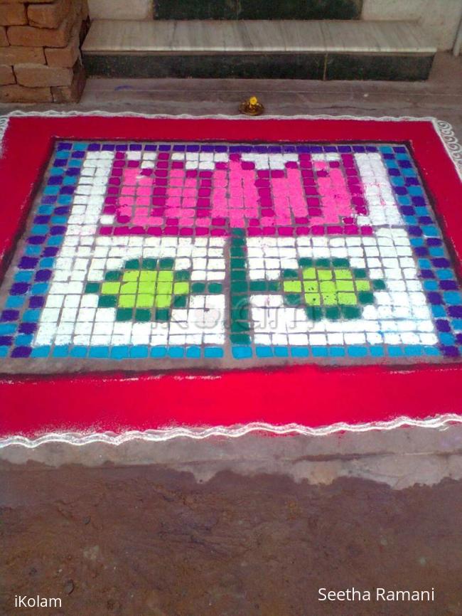 Rangoli: kumil kolam