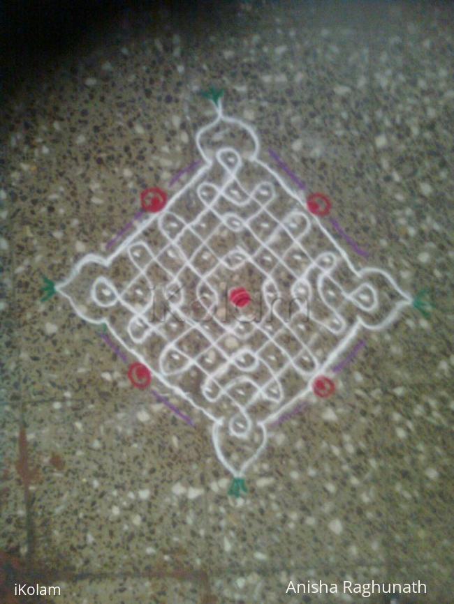 Rangoli: chikku kolam