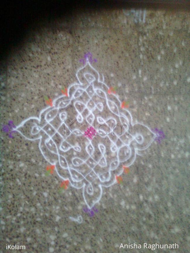 Rangoli: chikku kolam